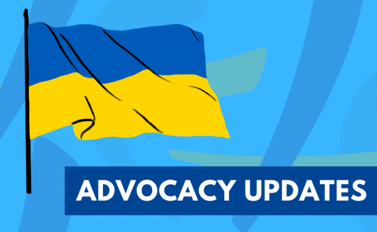 Advocacy related to the war in Ukraine