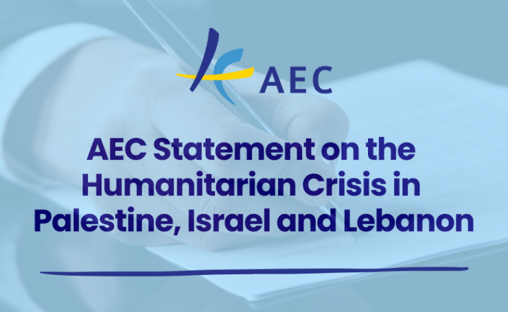 AEC Statement on the Humanitarian Crisis in Palestine, Israel and Lebanon